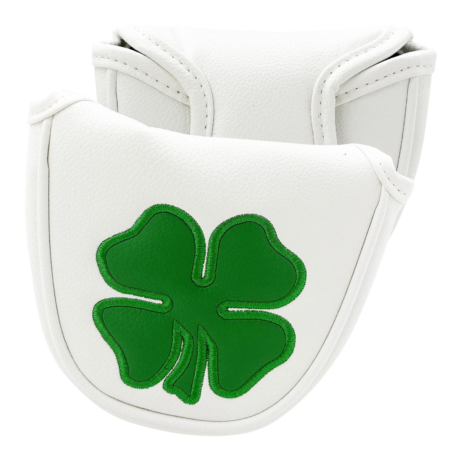 Golf Tees - 1pc Putter Head Cover, 'Clover' Pattern