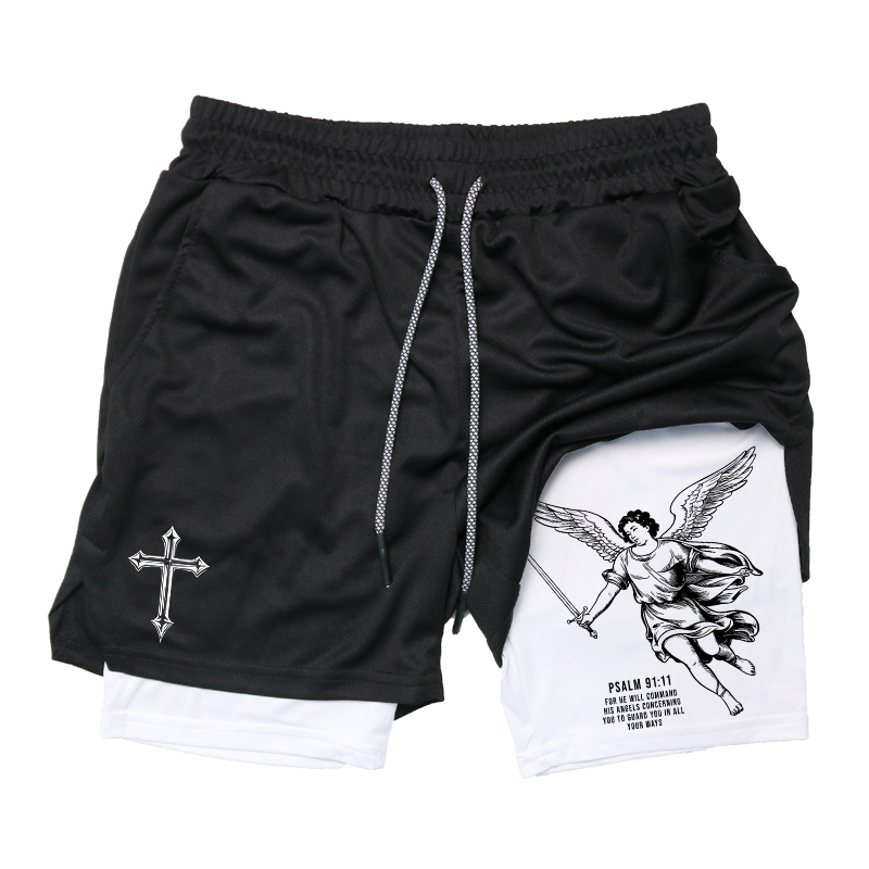 Golf Towel - Angel Cross Graphic 2 in 1