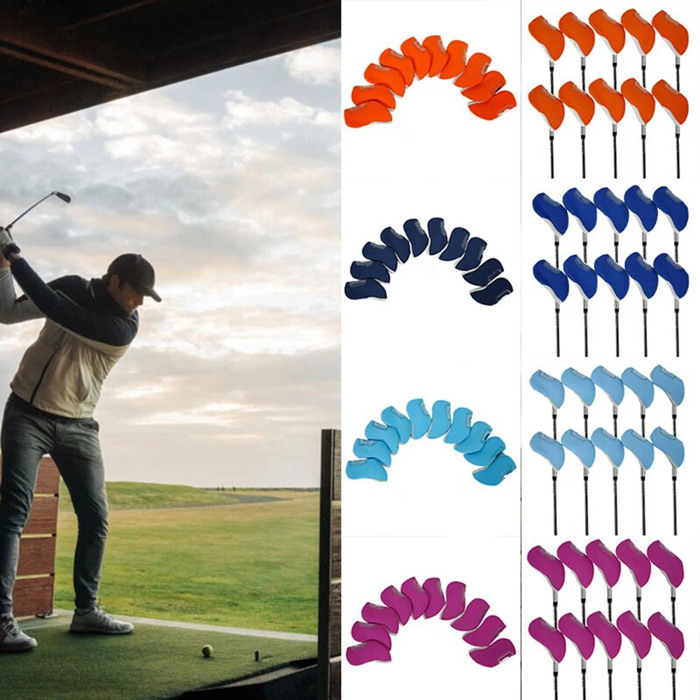 Golf Clubs - Clear Visible Head Covers 10Pcs Golf