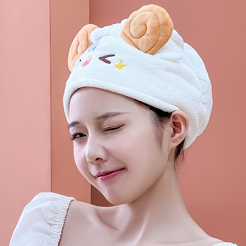 Cute Kawaii Sheep Dry Hair Cap - Golf Towel recension och pris