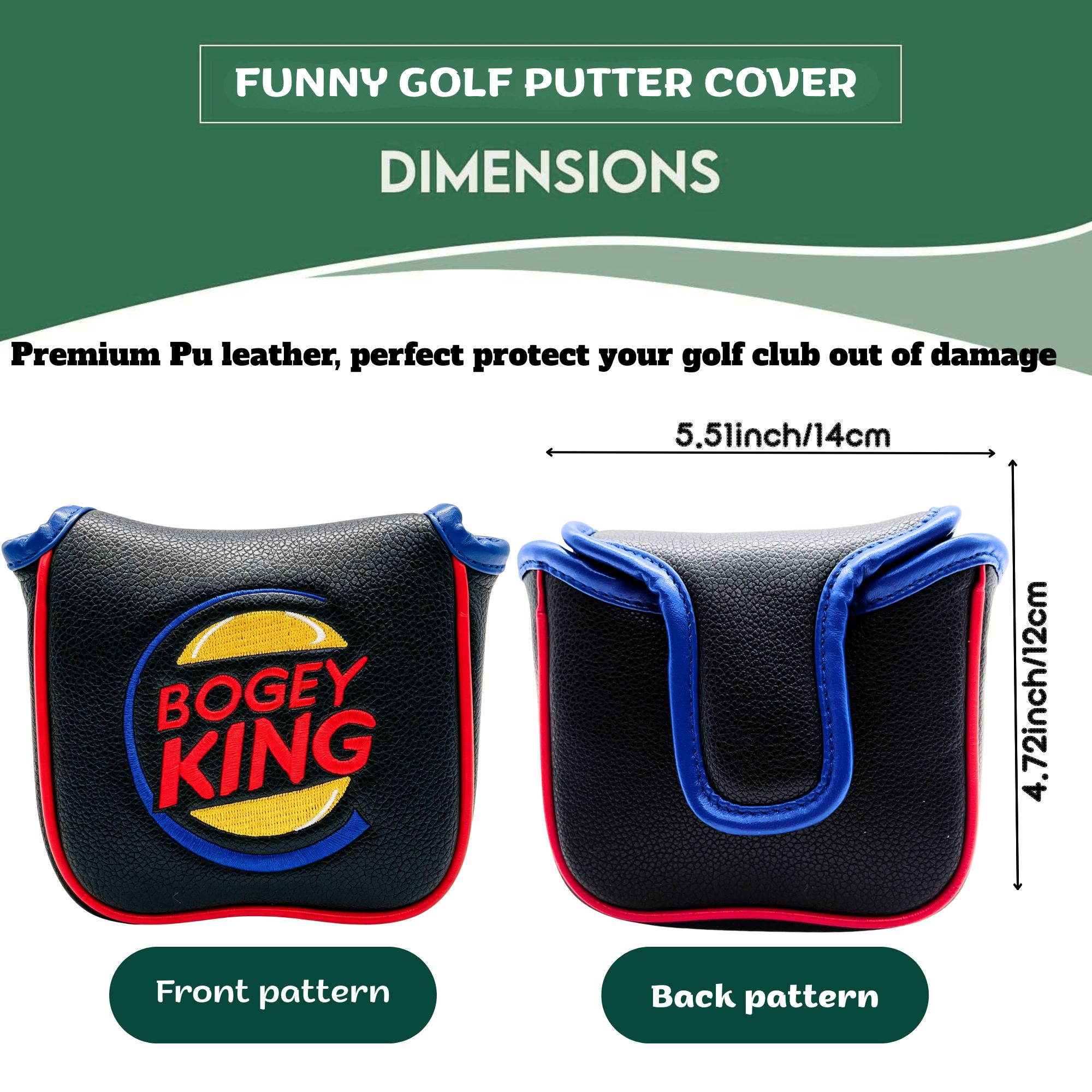 Funny Bogey King Golf Headcove - Golf Clubs recension och pris