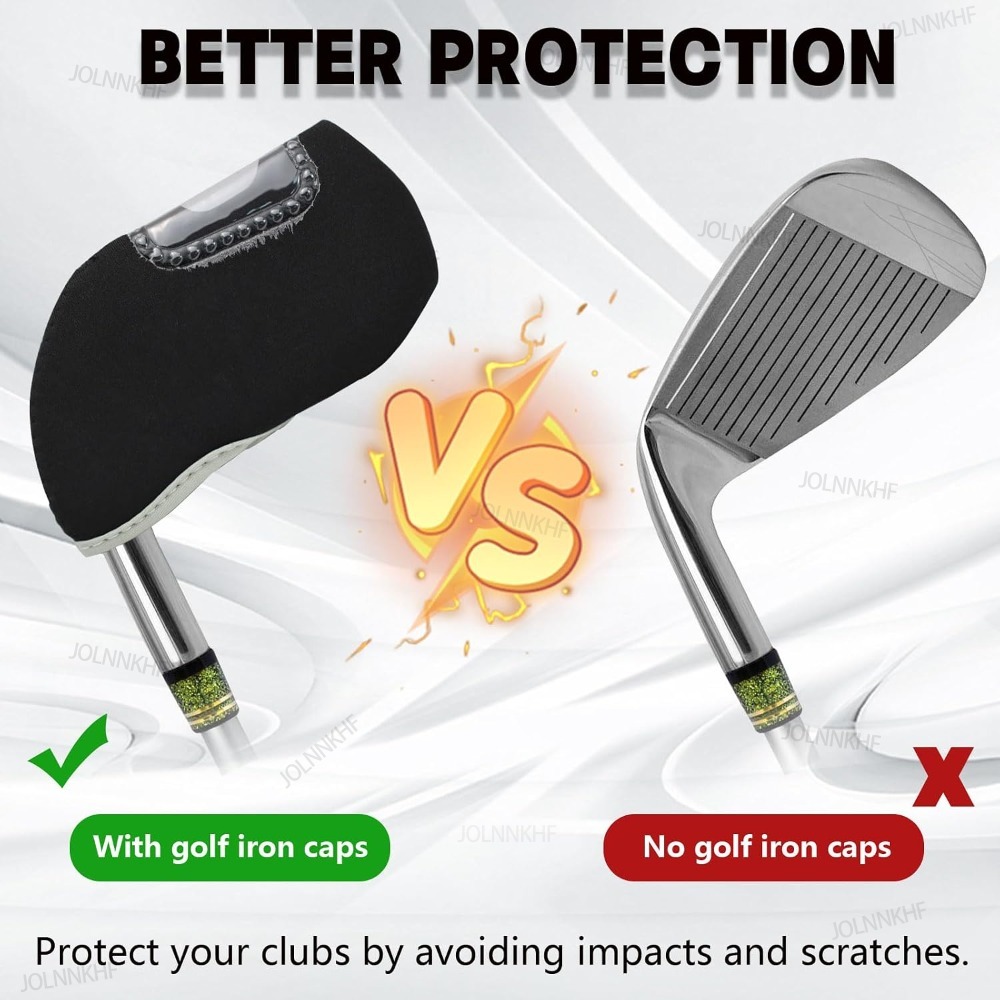 Clear Visible Head Covers 10Pc - Golf Clubs recension och pris