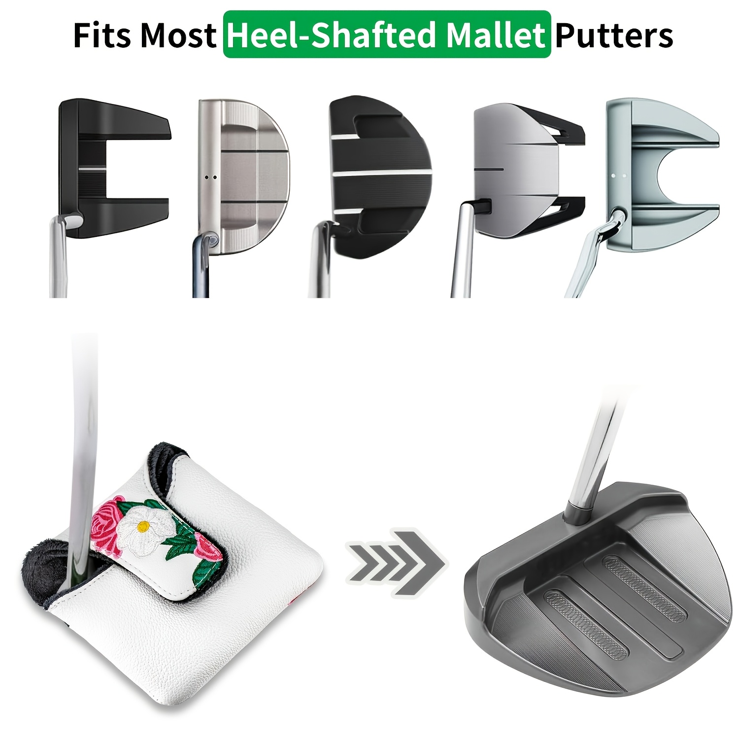 1pc Magnetic PU Golf Putter Co - Golf Clubs recension och pris