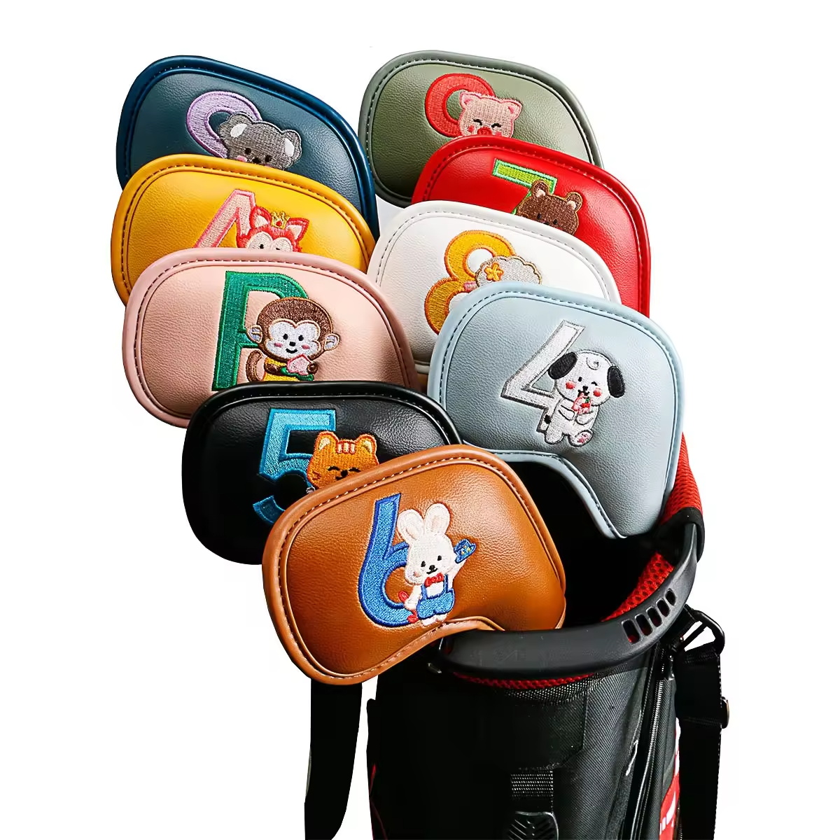9Pcs Cute Cartoon Animal Golf  - Golf Clubs recension och pris