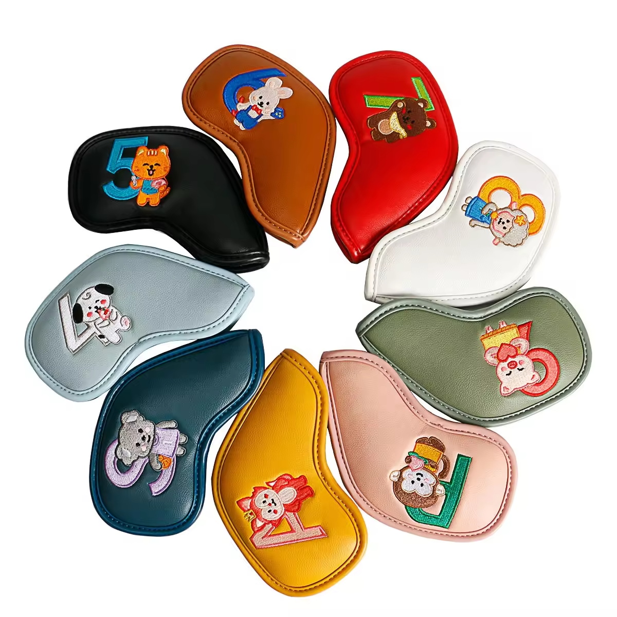 9Pcs Cute Cartoon Animal Golf  - Golf Clubs recension och pris