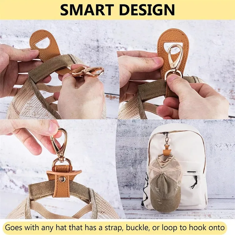 Travel Hat Clip Leather Simple - Golf Gloves recension och pris