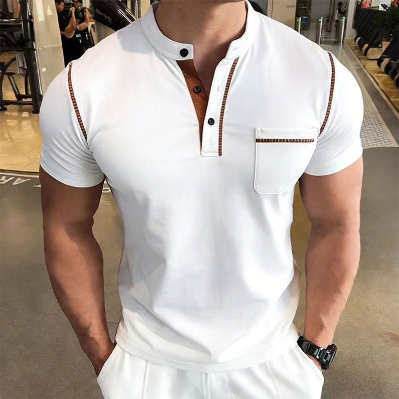 New Summer Men's Henry Collar  - Golf Tees recension och pris