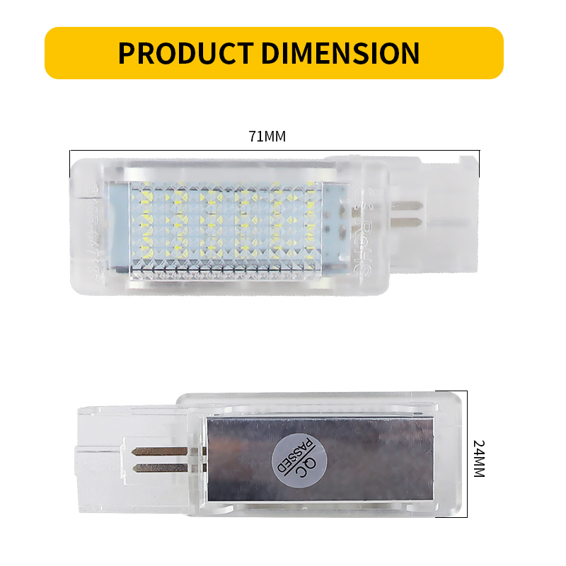 2PCS LED Glove Box Trunk Light - Golf Gloves recension och pris